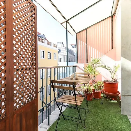 Principe Real Balcony By Homing Lägenhet *